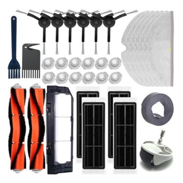 Imagem de HEPA Filter Mop Cloth Side/Main Brush Cover Compatible With XiaoMi Roborock S5 S50 S51 S55 S6 S60 S6 Pure Water Tank Dust Box Spare Parts(Blue)