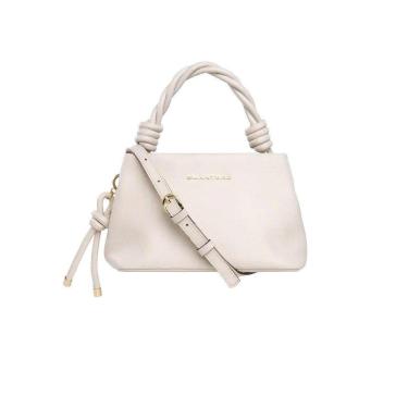 Imagem de Bolsa de Mão Smart Bag Pequena Couro Marfim-Feminino