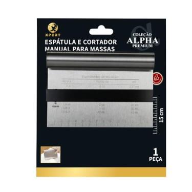 Imagem de Espátula e Cortador Manual de Massa em Aço Inoxidável, Utensílio de Cozinha para Confeitaria e Panificação