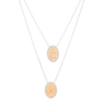 Imagem de Colar Escapulário Medalha Milagrosa N Sra Graças Semijoia