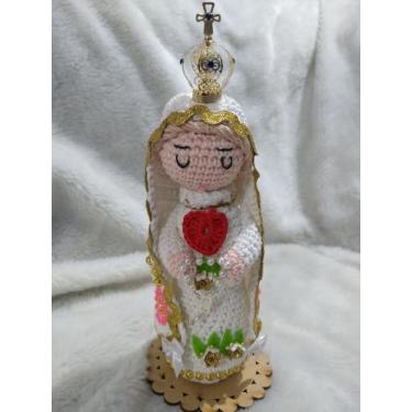 Imagem de Nossa Senhora de Fátima em Amigurumi - Amigo Love 