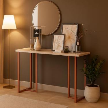 Imagem de Aparador Mali 1,20 Leveza e Versatilidade para Qualquer Espaço (Off/Cobre)