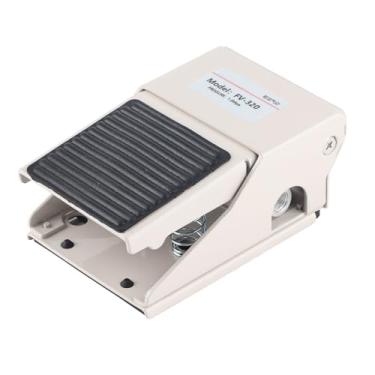 Imagem de Válvula pneumática de pedal, válvula de ar operada por pé, duas posições, três vias, antiderrapante, liga de alumínio para manipuladores, braços retirados