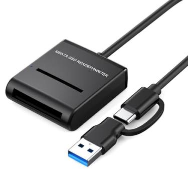 Imagem de chenyang Leitor e gravador de gabinete SSD mSATA, USB 3.0/USB C 5Gbps Desktop Mini SATA SSD