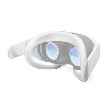 Imagem de APEXINNO Capa facial de silicone para interface facial Meta Quest 3, almofada de rosto para acessórios Oculus Quest 3, máscara facial de realidade virtual, à prova de suor