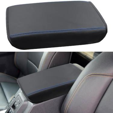 Imagem de LOCOY Capa de apoio de braço para console central para acessórios Ford Bronco 2021-2023 2024 2025 capa protetora de caixa de descanso de braço, almofada de console do meio, tampa de apoio de braço