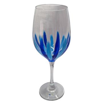 Imagem de Taça De Vidro Grande 490Ml Vinho Água Azul