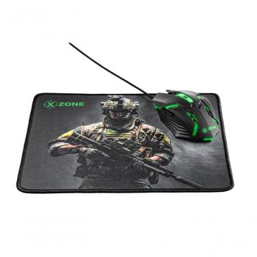 Imagem de Kit Gamer 2 Em 1 Mouse E Mousepad Xzone - Gtc-03 Combo Gtc-03 Na 2 Em 1
