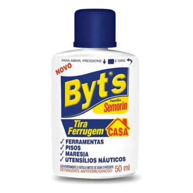 Imagem de Tira Ferrugem Pisos Maresia Utensílios Naútico Byt'S Semorin - Byts Se