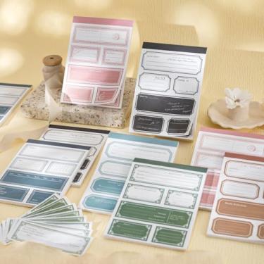 Imagem de Alideco 180 peças de papel vintage para scrapbooking para materiais de diário, papel de artesanato decorativo para diários de lixo (xiaomeihao)