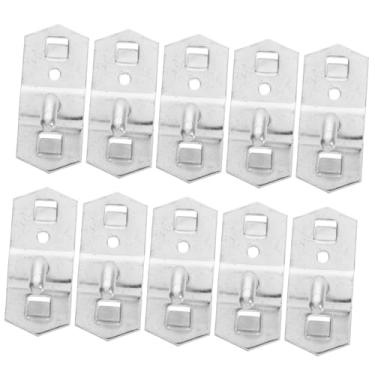 Imagem de Luxshiny 10 peças de ganchos de metal para quadro de pegboard versátil e organizador de ferramentas para garagem, oficina e escritório, acessórios resistentes para armazenamento e exibição eficientes