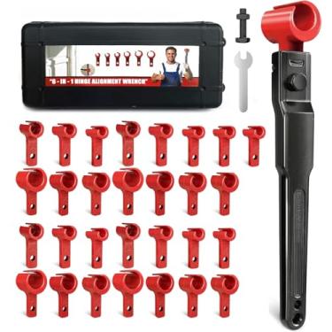 Imagem de Door Hinge Adjustment Tool Kit Door Gap Adjustment Tool for Precise Hinge Gap Adjustment Upgraded Hinge Gap Adjusting Wrench for Installation and Repair of Residential and Commercial-25