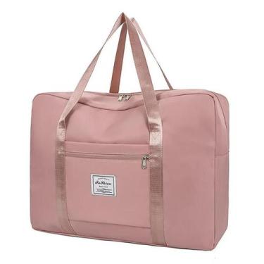 Imagem de Bolsa De Viagem Dobrável Impermeável De Grande Capacidade Para Mulhere
