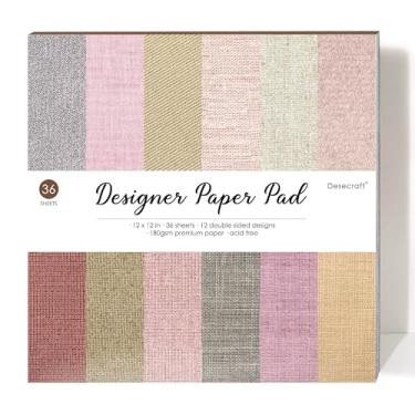 Imagem de Desecraft Loom Legend papel para scrapbook, 30,5 x 30,5 cm, papel dupla face, 30,5 x 30,5 cm, para álbuns, artesanato e decoração de casa