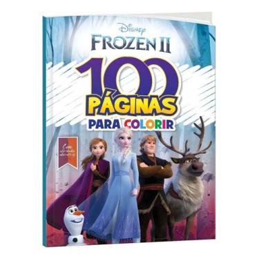 Imagem de 100 Paginas para Colorir Disney Frozen 2 - RIDEEL / BICHO ESPERTO, Sor