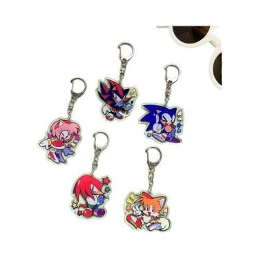 Imagem de Chaveiro Acrílico Shadow the Hedgehog Anime Sonic the Hedgehog Pingent