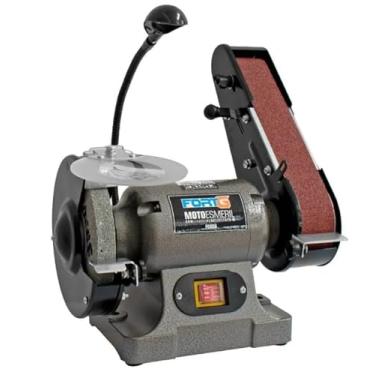 Imagem de MOTO ESMERIL DE BANCADA E LIXADEIRA DE CINTA 6POL 375W 220V FG056 FORTG PRO