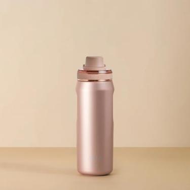 Imagem de VYTA GOLD SERIES | Garrafa Térmica Premium 500ml PACCO (Ouro Rose) Aço inoxidável 18/10 Até 24h gelada ou até 12h quente