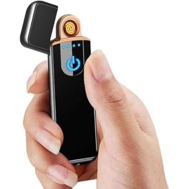 Imagem de Isqueiro Eletrônico Premium com Sensor Touch, Recarregável via USB, Design Resistente, Acendedor Portátil para Uso Diário