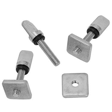 Imagem de SPYMINNPOO Acessórios de Surf, Parafuso de Prancha de Surf de Aço Inoxidável Com Placa para Longboard SUPS Paddleboard, Parafusos de Aleta M4 M5 Resistentes à Corrosão para Seguro (#02)