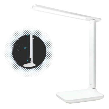 Imagem de Luminária Abajur Articulada Luz Fria Usb Recarregável Estudo