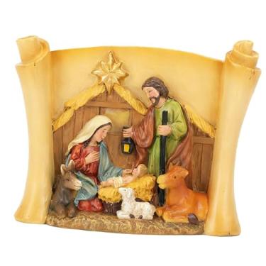 Imagem de Generic Figura da Sagrada Família em resina, estatueta colecionável, escultura decorativa, ornamento para quarto, mesa, presente de boas-vindas ou escritório.