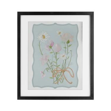 Imagem de Stupell Industries Clippings Spring Cottage Impressão emoldurada preta sob vidro, design por Leslie Hermosa, 16 x 13