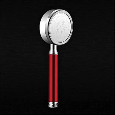 Imagem de YYBOES Cabeça de chuveiro chuveiro filtro de chuveiro elétrico cabeça de chuveiro de alta pressão removível reforço de chuveiro divisória de chuveiro bocal pressurizado de alumínio doméstico portátil