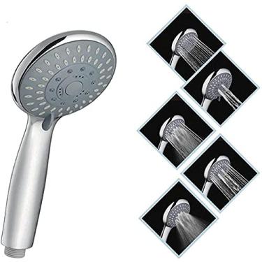 Imagem de YYBOES Chuveiro cabeça de chuveiro filtro de chuveiro elétrico cabeça de chuveiro chuveiro de alta pressão para aumentar a pressão cabeça de chuveiro portátil altura água um