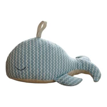 Imagem de Ioensy Batente de porta decorativo com peso, em formato de baleia, ideal para sala de jantar, escritório ou dormitório.