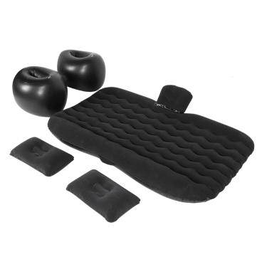 Imagem de Cama Inflável Colchão Carro Preto Viagem SUV Sedan Universal