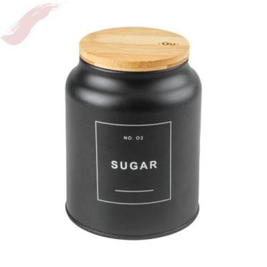 Imagem de Pote Sugar 1,5L capacidade com Tampa de Bambu Linha Sense Lançamento O