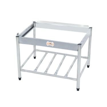 Imagem de Cavalete De Apoio Inox Para Fogão Don Bidone 6 Bocas Fdb6p Modelo Cefdb6 - Venâncio