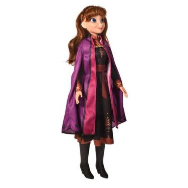 Imagem de Boneca Infantil Anna Frozen Disney 55cm Nova Brink - Rosita