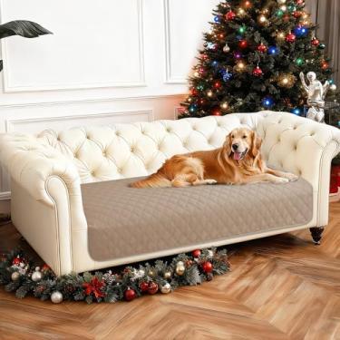 Imagem de CYCMACO Cobertor impermeável para cães, capa de cama macia antiderrapante, lavável para cães, protege sofá, móveis, caixa, carro, cobertor resistente a rasgos para animais de estimação (76 x 133 cm