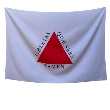Imagem de Bandeira Decorativa de Minas Gerais, 150x100cm, Tecido Oxford Premium, Sublimação a Laser, Uso Interno/Externo, Multicolorido