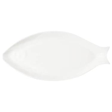 Imagem de Prato de peixe de cerâmica multifuncional de grande capacidade peixe a vapor doméstico minimalista criativo prato de sushi prato de jantar de frutos do mar prato de jantar de comida ocidental adequado