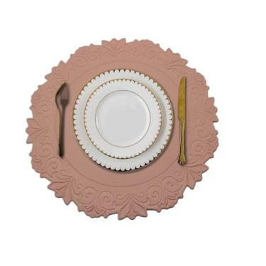 Imagem de 6/12 peças, jogo americano de silicone, multifuncional, impermeável, lavável, isolamento térmico, tapete para porta-copos para mesa de jantar, acessórios de cozinha, ideal para uso na cozinha de