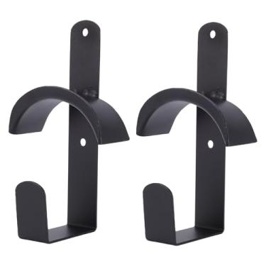 Imagem de Asixxsix Rack de Sela para Montagem Em Parede de 2 Pacotes, Suporte de Freio de Cavalo de Metal de Ferro Com Gancho, Suporte de Sela para Estábulos, Celeiros, Pátios, Quintais