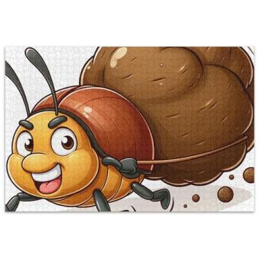 Imagem de Quebra-cabeça de desenho animado engraçado para adultos, 500 peças, presentes engraçados, brinquedos artísticos, pintura de brinquedo