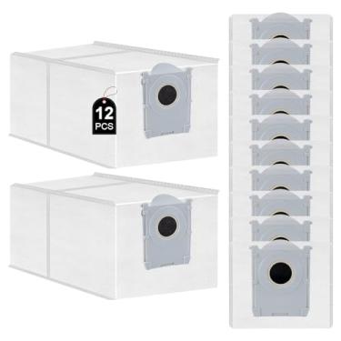 Imagem de Pacote com 12 sacos de pó para Ecovacs DEEBOT X8 PRO Omni/X8 OMNI/T50 PRO Omni/T50 Omni/T50 MAX PRO Omni/T80/T80 Omni/X9 Pro