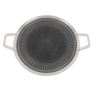 Imagem de AUNMAS Espetos de Grelha, Espetos de Aço Inoxidável Com Revestimento Antiaderente, Distribuição Uniforme de Calor, Construção Durável para Festas de Churrasco, Camping e Uso Doméstico (38cm)