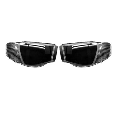Imagem de Farol habitação proteção de vidro capa faróis lente escudo transparente compatível com mitsubishi triton l200 mk4 ka kb 2005-2015