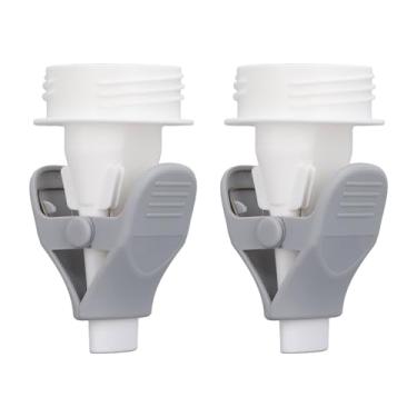 Imagem de TOPINCN Adaptador de Saco de Armazenamento de Leite Materno, 2 Peças, Adaptador de Milkbag Transforma Sacos de Armazenamento Em Bomba Manual, Leve e Portátil para Mães Ocupadas