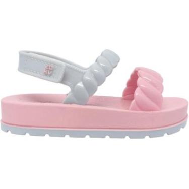 Imagem de Sandália Infantil Menina Papete Casual Dia a Dia Passeio Escola Conforto Zaxynina 19287-Feminino