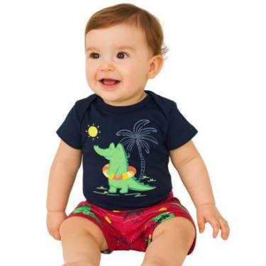 Imagem de Conjunto Bebê Menino Body e Shorts Kyly-Masculino
