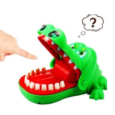 Imagem de Brinquedo Infantil Jogo Do Jacaré Morde Dedo Desafio Dentista - Toys