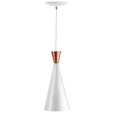 Imagem de Pendentes Cone Branco Canadá Sala Cozinha Churrasqueir - MARRYLUZ