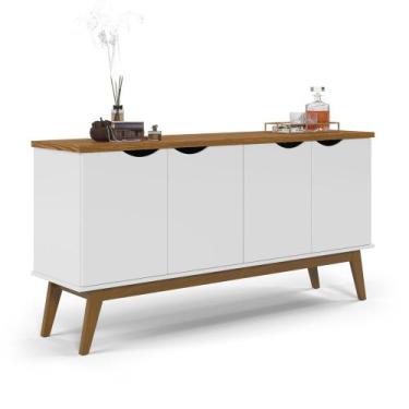 Imagem de Buffet para Cozinha 4 portas e Prateleiras Patrimar Moveis