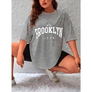 Imagem de Camiseta 1898 Rosa Choque Manga 3/4 Gola redonda Garota Longo Life Sty